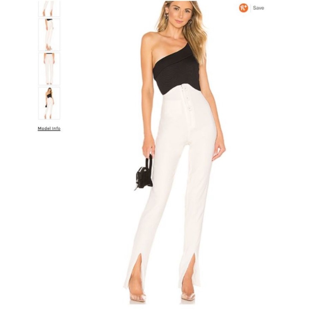 XXS NBD AUDRI SUPER HIGH WAISTED SPLIT SEAM PANT